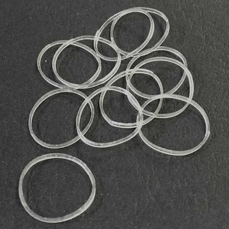 Hair Tools Clear Elastic Bands 15mm Pack of 300