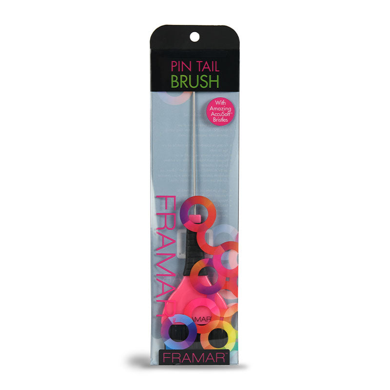 Framar Pin Tail Brush Pink