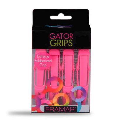 Framar Gator Grips x 4 Pink