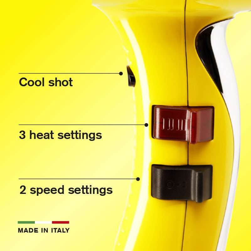 Elchim 3900 Healthy Ionic Hairdryer Yellow Daisy