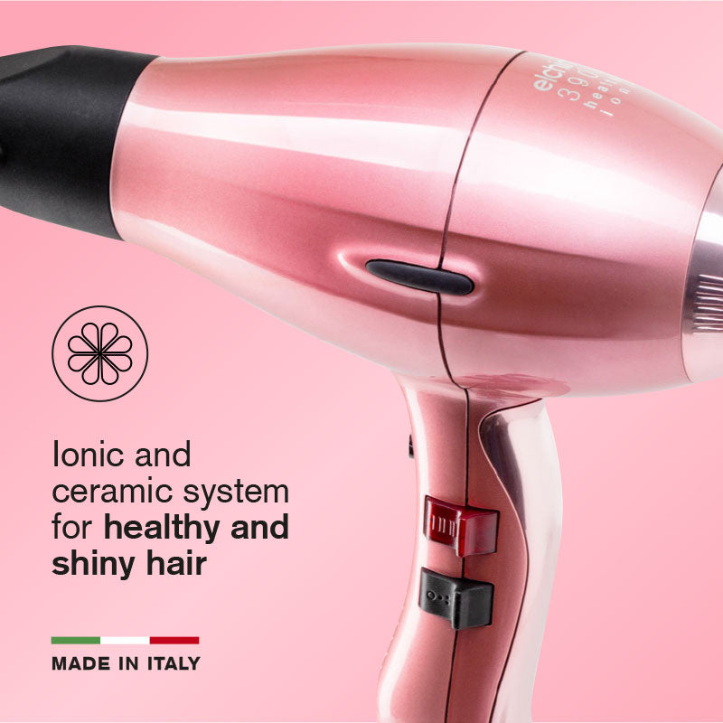 Elchim 3900 Healthy Ionic Hairdryer Metallic Venetian Rose