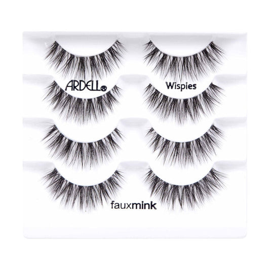Ardell Multipack Faux Mink Wispies Strip Lashes 4pk