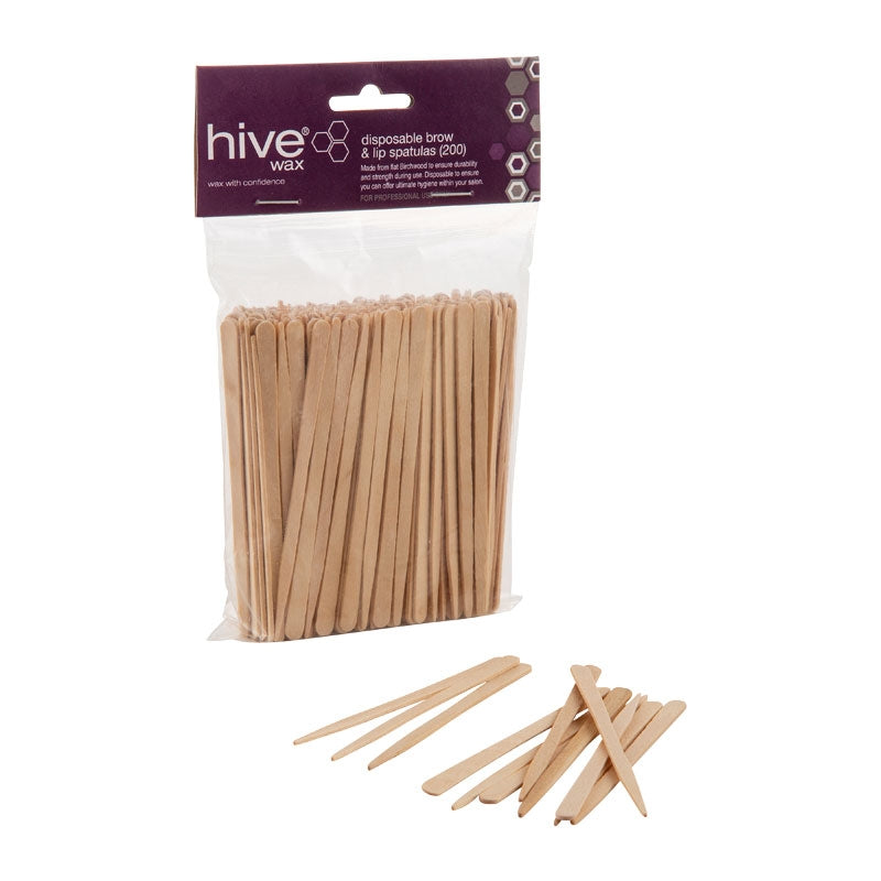 Hive Mini Eyebrow & Lip Spatula x 200