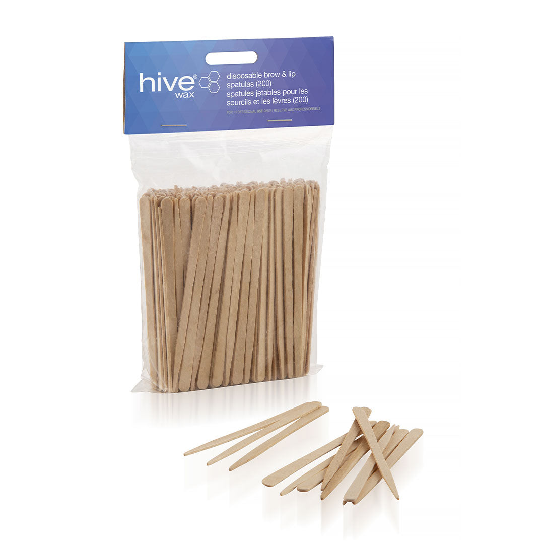 Hive Mini Eyebrow & Lip Spatula x 200