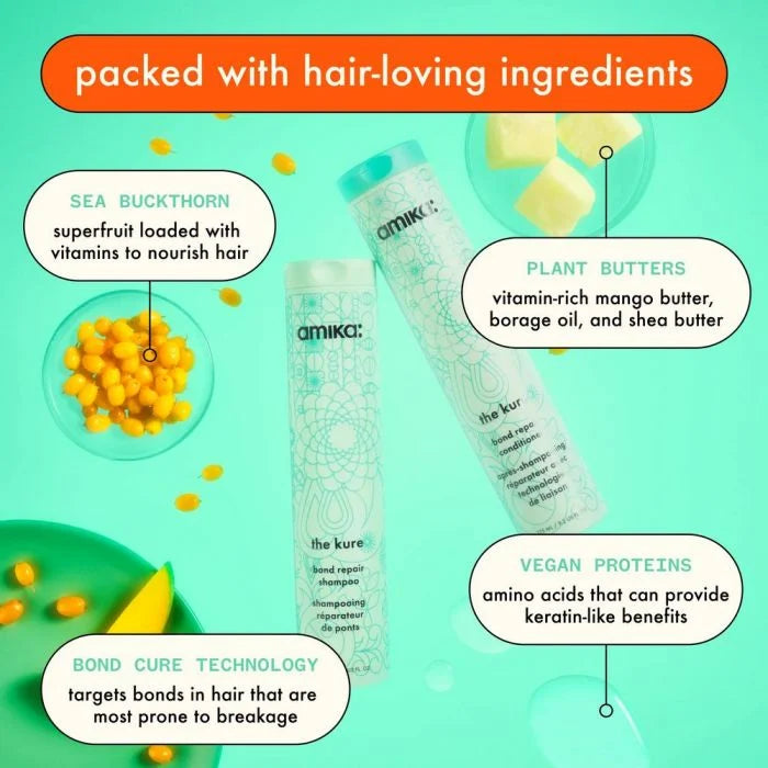 Amika The Kure Bond Repair Shampoo - 1 Litre