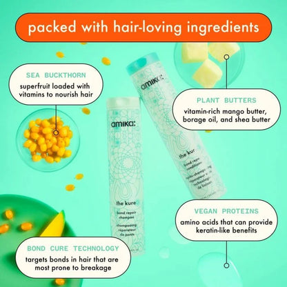 Amika The Kure Bond Repair Shampoo - 1 Litre