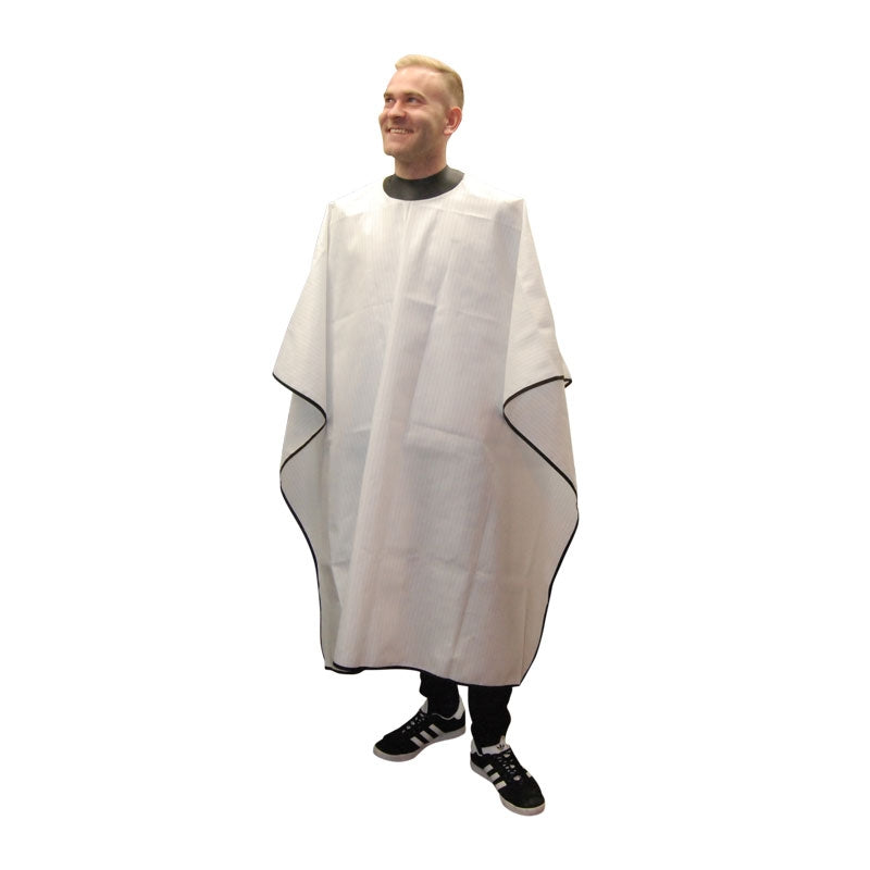 Neocape Long Unigown White Pinstripe