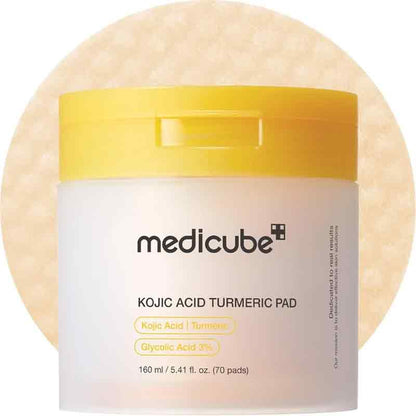 Medicube Kojic Acic Tumeric Pads - Pack of 70