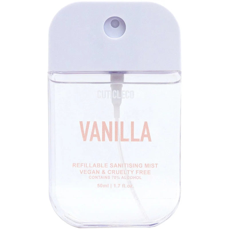 CuticleCo Vanilla Hand Sanitising Mist 50ml