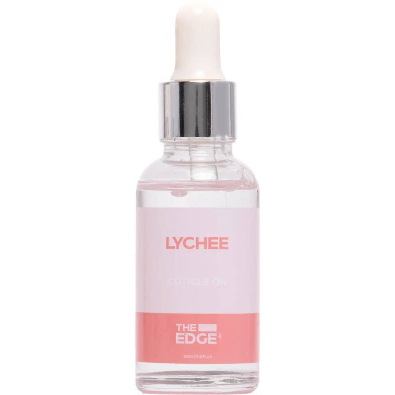 The Edge Lychee Cuticle Oil Dropper Bottle 30ml