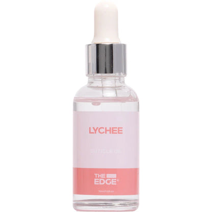 The Edge Lychee Cuticle Oil Dropper Bottle 30ml