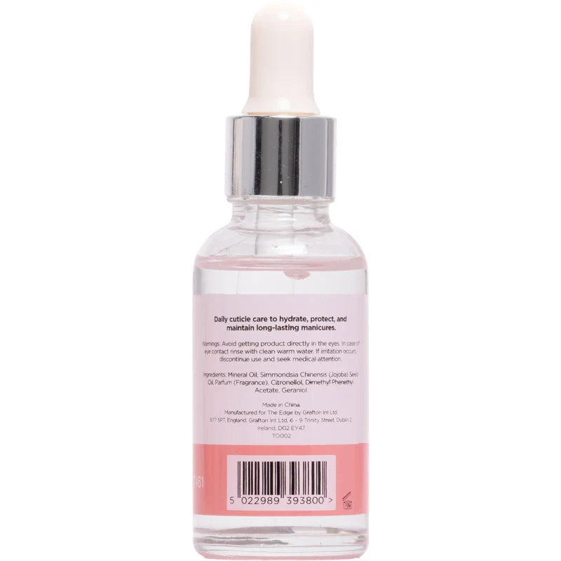 The Edge Lychee Cuticle Oil Dropper Bottle 30ml