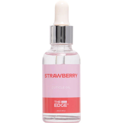 The Edge Strawberry Cuticle Oil Dropper Bottle 30ml