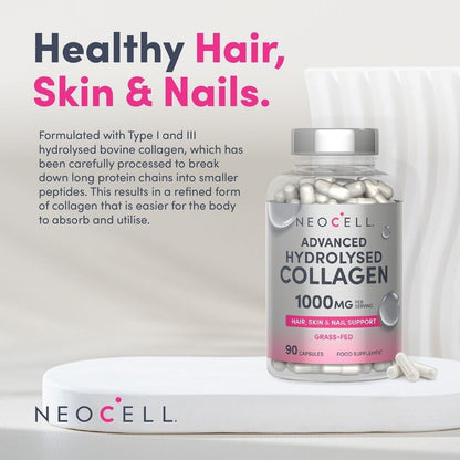 NeoCell Advanced Hydrolysed Collagen Supplement 1000mg - 90 Capsules