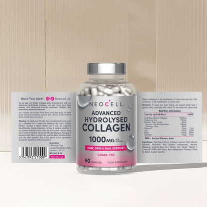 NeoCell Advanced Hydrolysed Collagen Supplement 1000mg - 90 Capsules