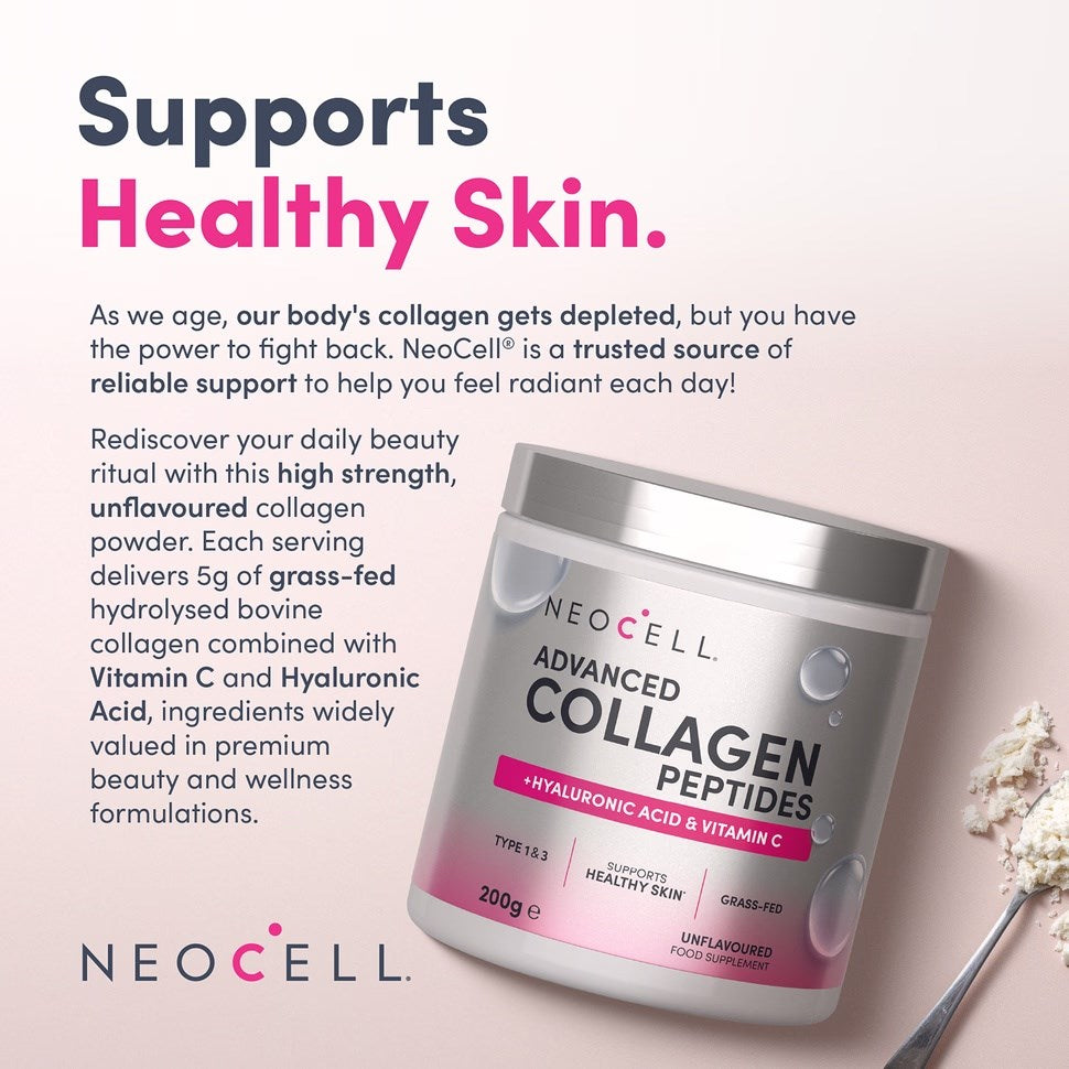 NeoCell Advanced Collagen Peptides Powder - 200g
