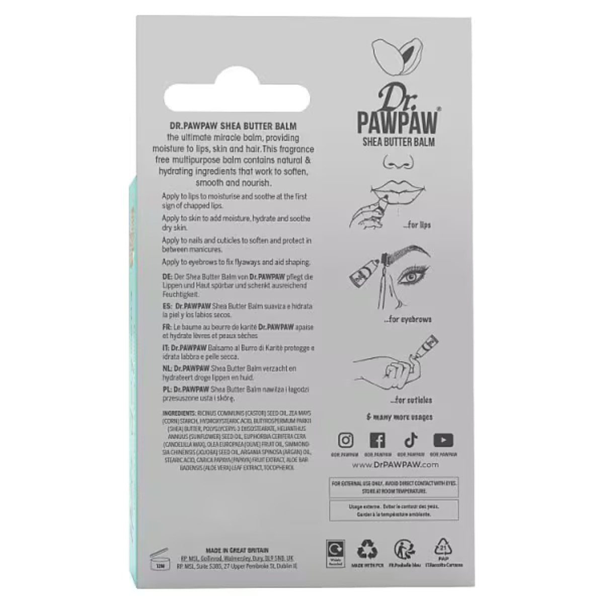 Dr.PAWPAW Shea Butter Balm 10ml