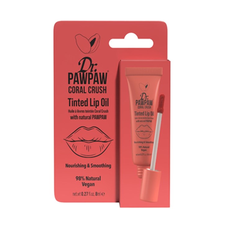 Dr.PAWPAW Tinted Lip Oil - Coral Crush 8ml