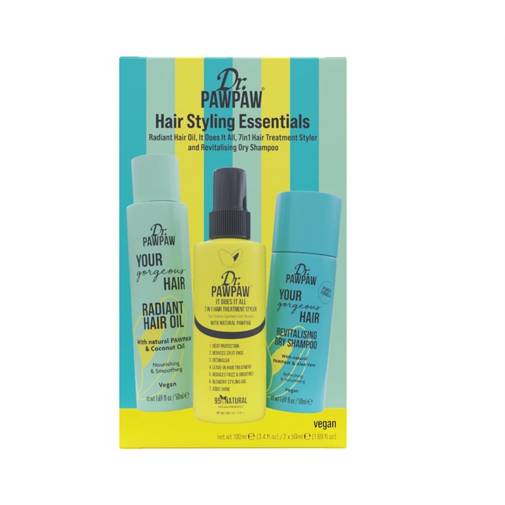 Dr.PAWPAW Hair Styling Essentials Gift Set - 3 Piece