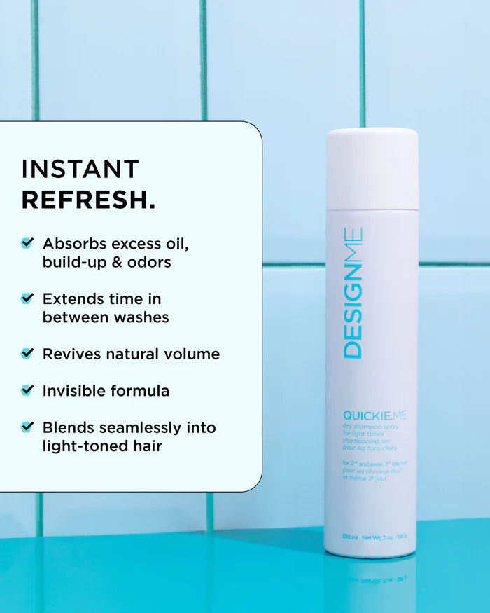DESIGNME Quickie.ME Dry Shampoo Blondes & Pastels Tones - 339ml
