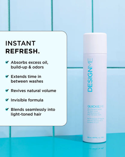DESIGNME Quickie.ME Dry Shampoo Blondes & Pastels Tones - 339ml