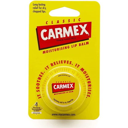 Carmex Moisturising Lip Balm For Dry Chapped Lips - 7.5g