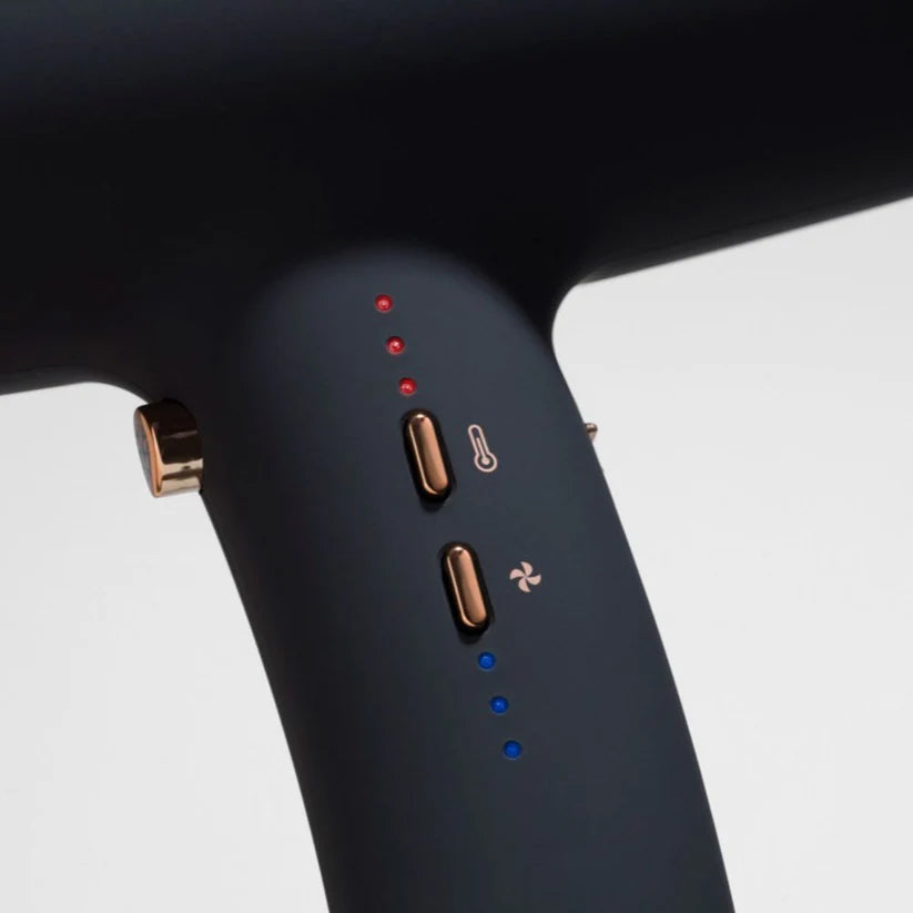 Alfa Italia Luna Hybrid Pro Smart Dryer - Black/Rose Gold