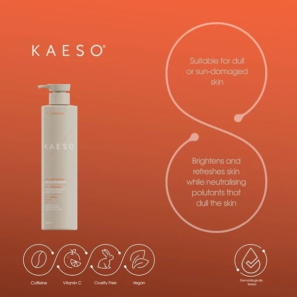 Kaeso Face Care Vitamin C+ Energising Cleanser - 485ml