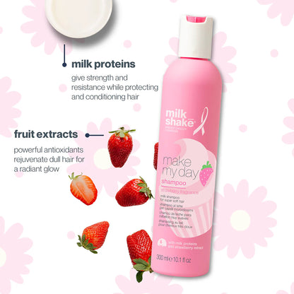 milk_shake Make My Day Shampoo 300ml Go Pink