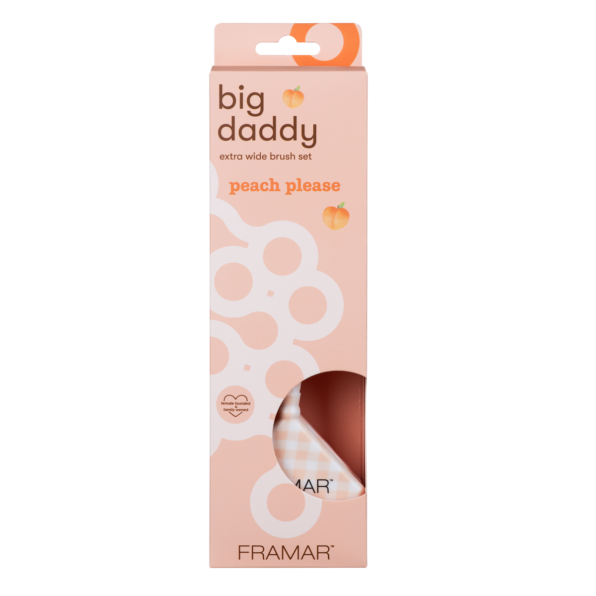 Framar Peach Please Big Daddy Tint Brush Set - 3 Pack