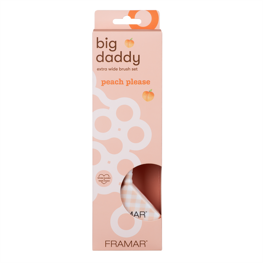 Framar Peach Please Big Daddy Tint Brush Set - 3 Pack