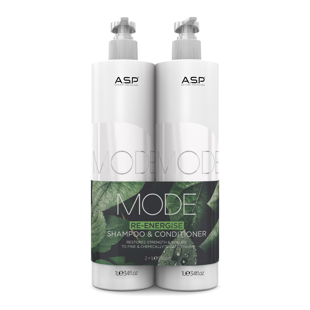 Affinage Mode Re-Energise Duo Shampoo & Conditioner Set - 1 Litre