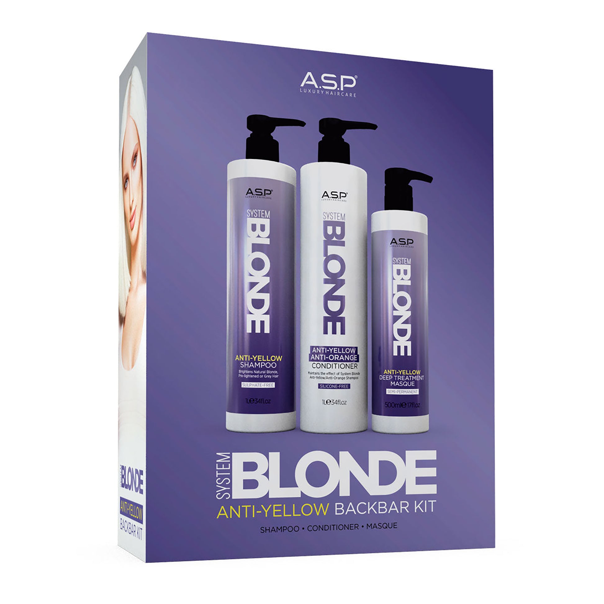 Affinage System Blonde Anti-Yellow Back Bar Kit
