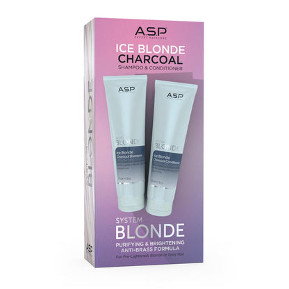 Affinage System Blonde Ice Blonde Charcoal Shampoo & Conditioner Duo - 275ml