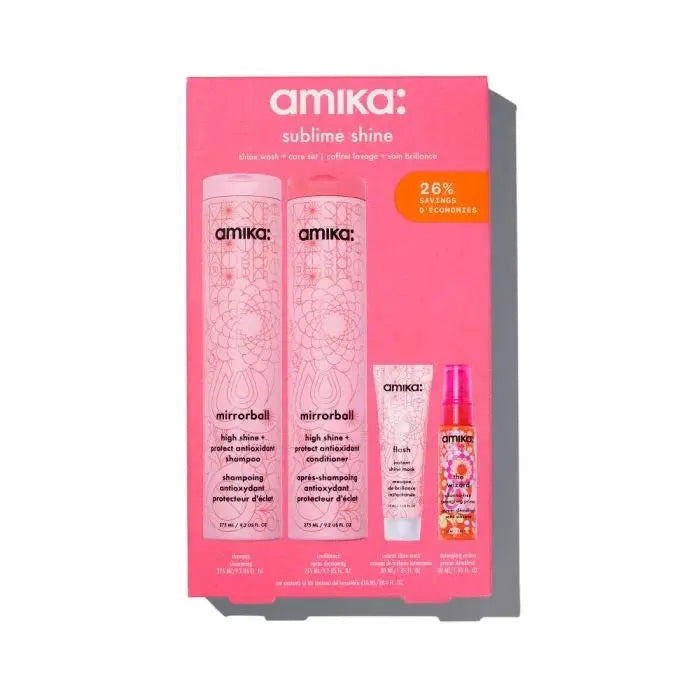 Amika Sublime Shine Wash + Care Gift Set