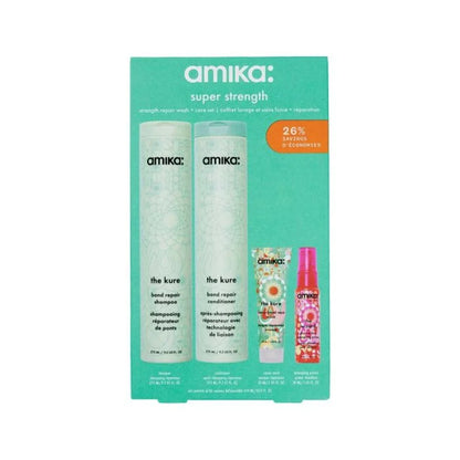 Amika Super Strength Repair Wash + Care Set