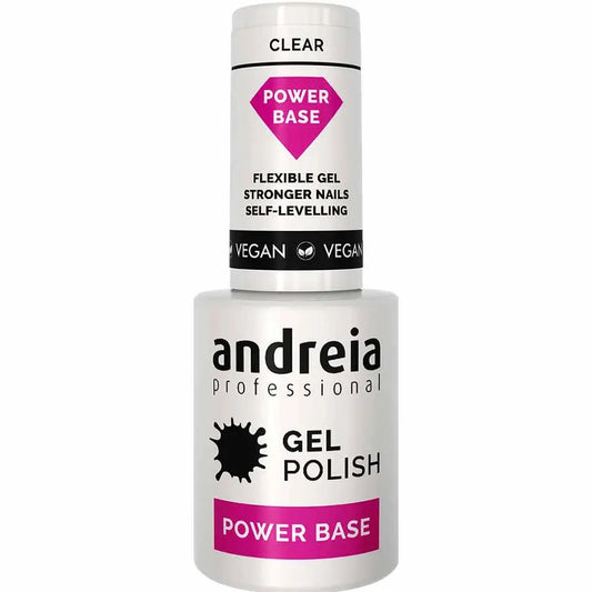 Andreia Professional Power Base Clear - High Viscosity Base Coat, 10.5ml