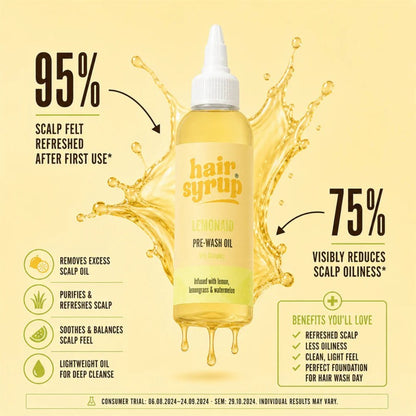 Hair Syrup Lemon Aid Pre Wash Oil 100ml