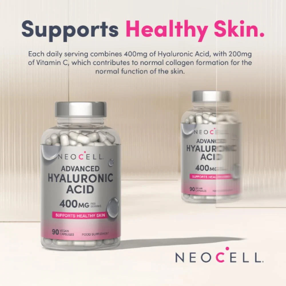 NeoCell Advanced Hyaluronic Acid 400mg Vegan Capsules (90)