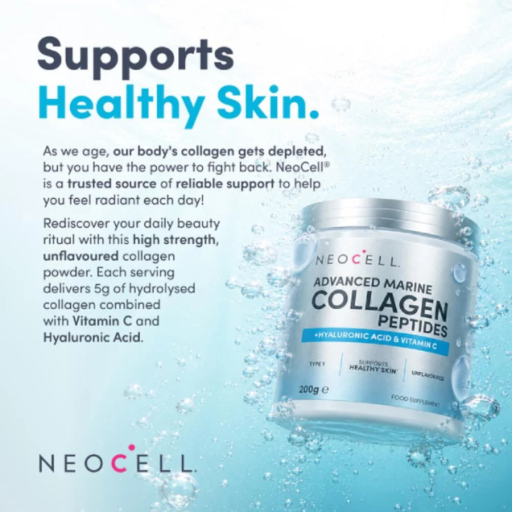 NeoCell Advanced Marine Collagen Peptides Powder 200g