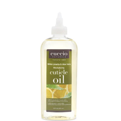 Cuccio Cuticle Oil Refill White Limetta & Aloe Vera 240ml