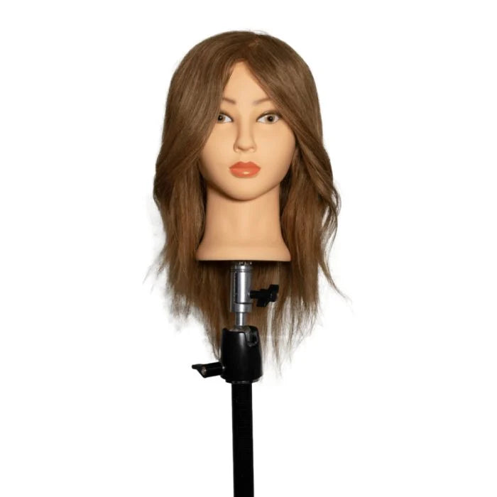 Exalto Leslie Human Hair Hairdressing Head Block