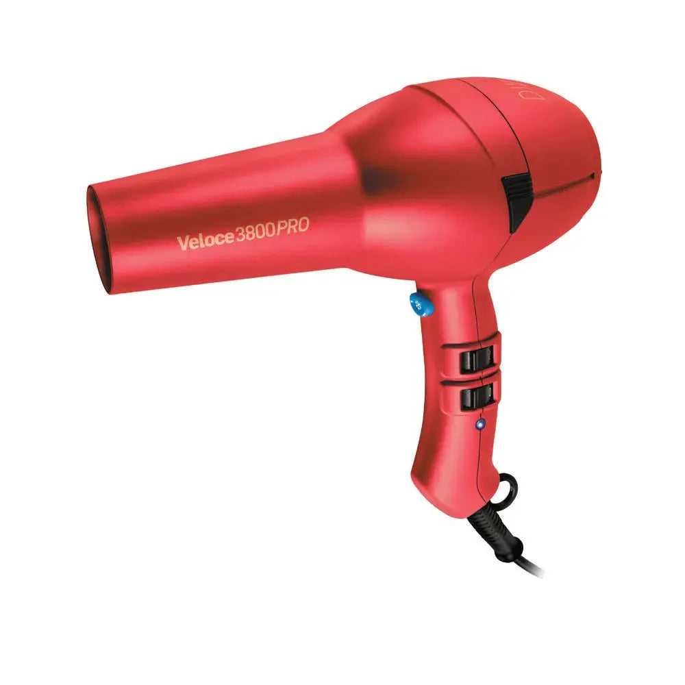 Diva Edit Veloce 3800 Pro Hair Dryer - Red