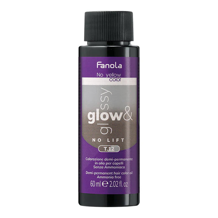 Fanola Glow and Glossy Ammonia-Free Semi-Permanent Toner - 60ml