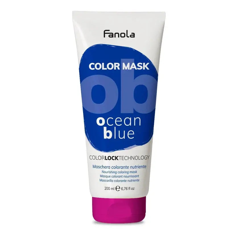 Fanola Temporary Colour Hair Mask - Ocean Blue - 200ml