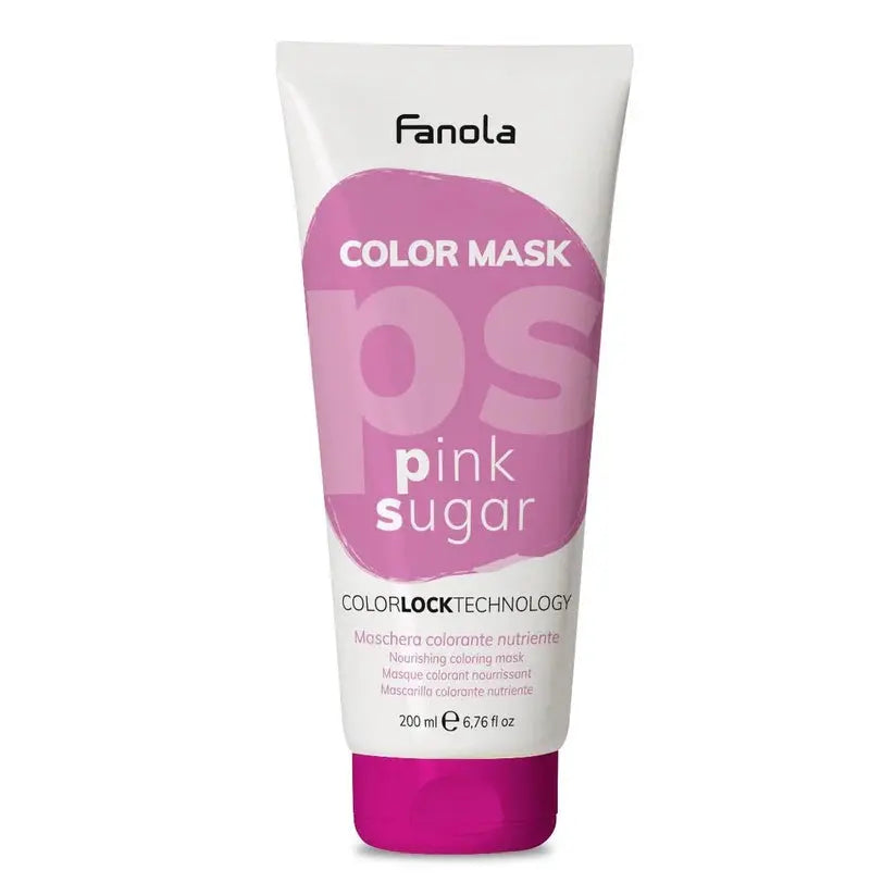 Fanola Temporary Colour Hair Mask - Pink Sugar - 200ml