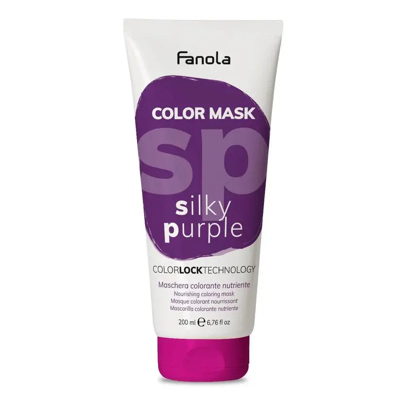 Fanola Temporary Colour Hair Mask - Silky Purple - 200ml