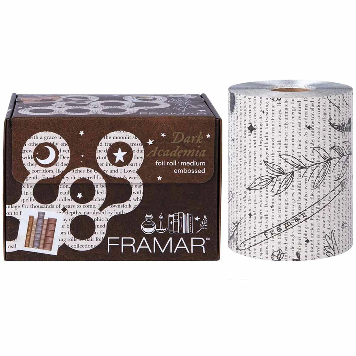 Framar Dark Academia Medium Embossed Hair Foil Roll 320ft