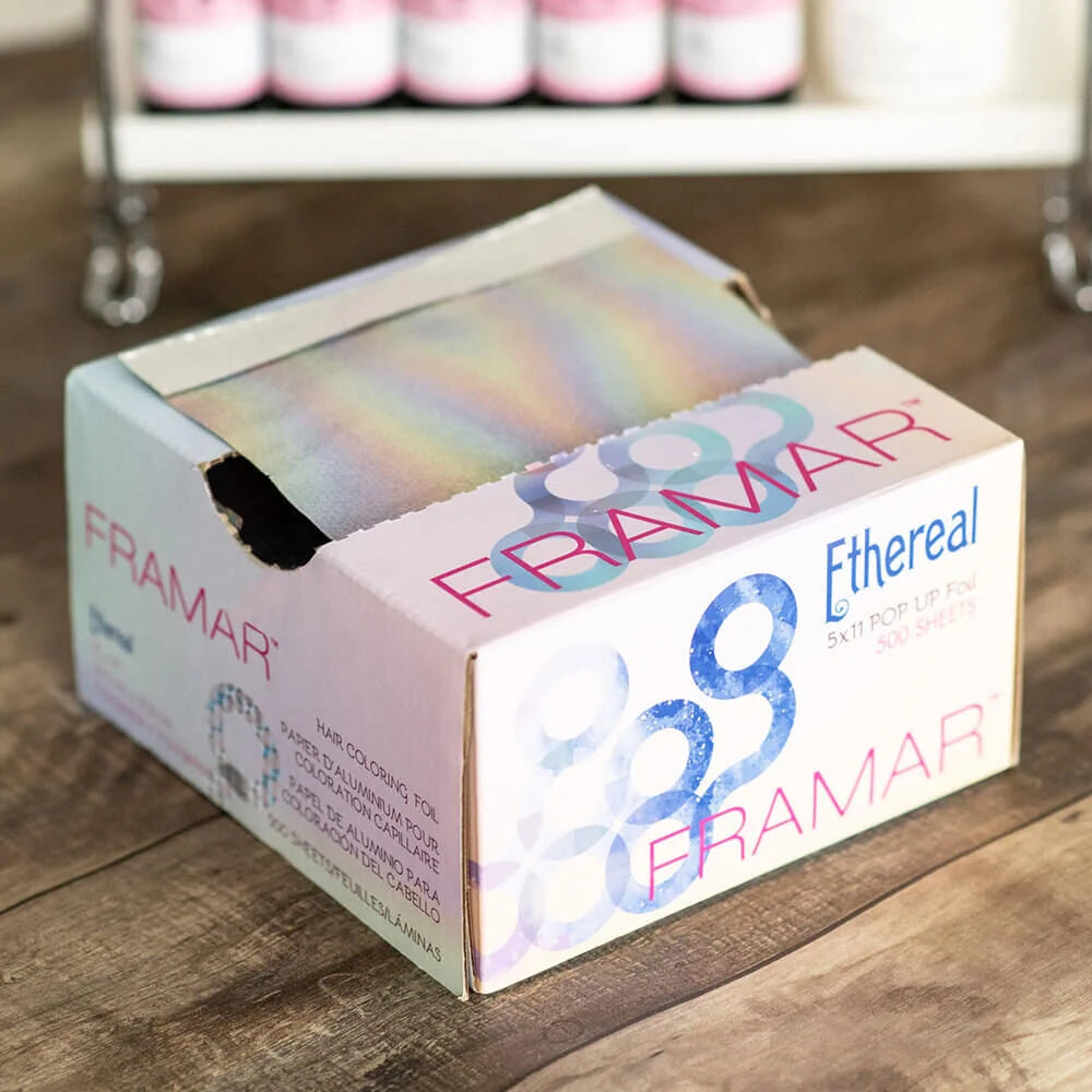 Framar Etheral Pop-Up Hair Foil Sheets, 5x11" Pack of 500