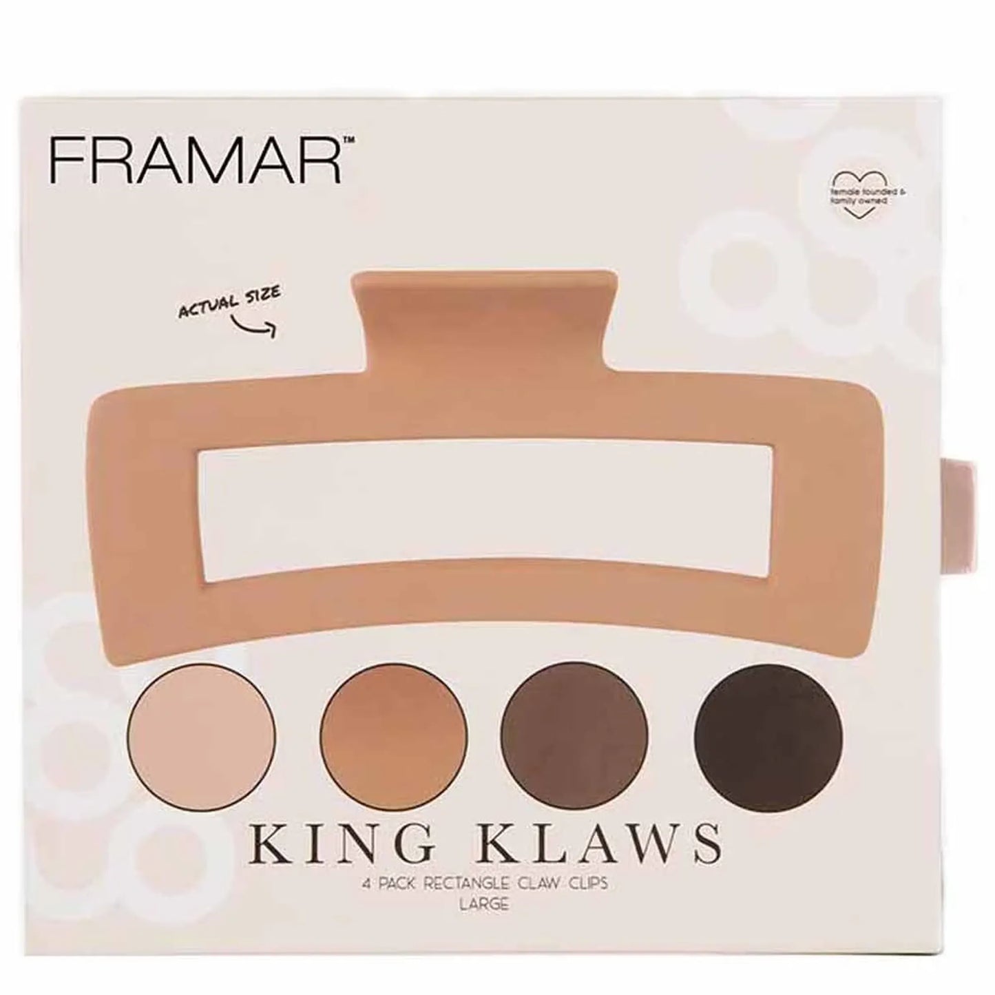 Framar King Klaws Neutral, Pack of 4